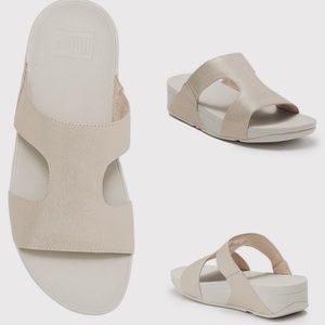 Fitflop H-Bar Shimmer Lizard  Sandal